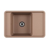 Мойка для кухни из литого мрамора Aquaton Беллис 78 латте 1A725032BS260 — 