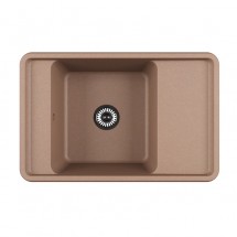 Мойка для кухни из литого мрамора Aquaton Беллис 78 латте 1A725032BS260 — 