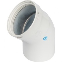 Элемент дымохода STOUT отвод 45° D80 — 