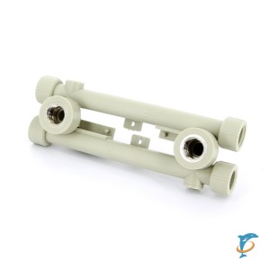 Водорозетка сварка-В проходная двойная FV-PLAST 20х1/2"  (221020)