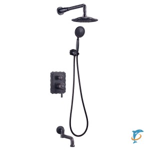 Смеситель Lemark Jasmine LM6622ORB для ванны и душа, встраиваемый  (LM6622ORB)