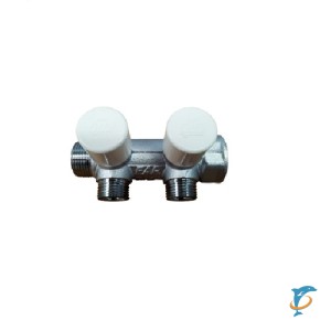 Коллектор запорно-балансировочный со шкалой открытия клапана FAR 1'' FK387913404  (FK 3879 13404)