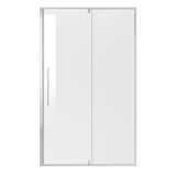 Дверь в нишу Niagara Nova NG-66-11A (110х195) хром, стекло прозрачное, дверь распашная &mdash; 