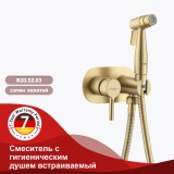 Смеситель с гигиеническим душем встраиваемый RAGLO R20.52.03 — 