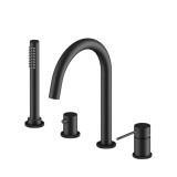 Смеситель для ванны с душем, врезной Timo Saona 2320/03Y черный — 