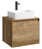 Тумба с раковиной Aqwella 5 Stars Mobi 60 подвесная дуб балтийский (раковина Джой) — 