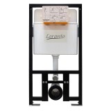 Инсталляция Loranto Prestige + подвесной унитаз Azario Teramo 340х490х350, безободковый (4551+AZ-0052-UQ3) &mdash; 