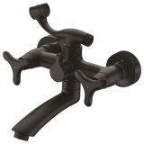 Смеситель для ванны Черный Kaiser Trio 57122-2 — 