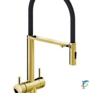 Смеситель для кухни с гибким изливом AltroBagno Flusso 050205 Gl  (050205 Gl)