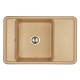 Мойка для кухни из литого мрамора Aquaton Беллис 78 песочный 1A725032BS220  (1A725032BS220)