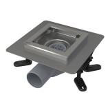 Сливной трап боковой из нержавеющей стали AlcaPlast APV120 — 