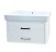 Тумба для комплекта Misty Нью-Йорк-60 подвесная с 2 ящ. белая эмаль