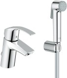 Смеситель для раковины Grohe Eurosmart New 23124002 с гигиеническим душем &mdash; 