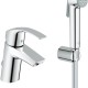 Смеситель для раковины Grohe Eurosmart New 23124002 с гигиеническим душем  (23124002)