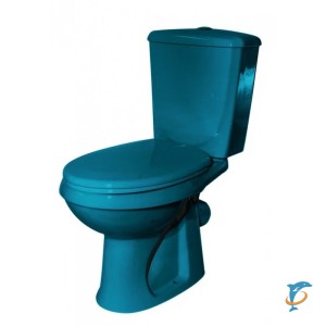 Унитаз-компакт Оскольская керамика ЭЛИССА Optima зеленый  (ЭЛИССА Optima зеленый)