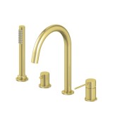 Смеситель для ванны с душем, врезной Timo Saona 2320/17Y золото матовое &mdash; 