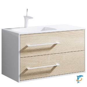 Тумба с раковиной Aqwella 5 Stars Miami 90L подвесная  (Mai.01.09/L+Mal.09.04.D-L)