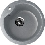 Круглая мойка с отверстием под смеситель ULGRAN U-102n темно-серый — 