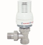 Вентиль TIM угловой с термоголовкой 3/4 — 