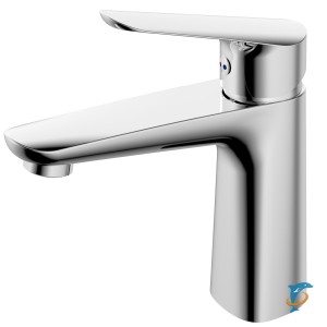 Смеситель для раковины AZARIO CAMPO керамический картридж, хром (AZ-KX168275C)  (AZ-KX168275C)