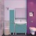 Мебель для ванной Misty Джулия 85 с зеркало-шкафом прямая голубая