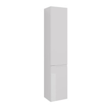 Пенал Lemark MIANO 35см подвесной/напольный, правый, 2-х дверный, цвет корпуса, фасада: Белый глянец — 