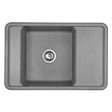 Мойка для кухни из литого мрамора Aquaton Беллис 78 серый 1A725032BS230 &mdash; 