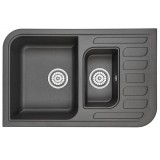 Мойка для кухни Granula 7803, ЧЁРНЫЙ, гранит — 