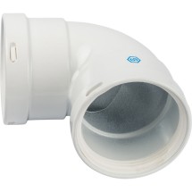 Элемент дымохода STOUT отвод 90° D80 м/м — 