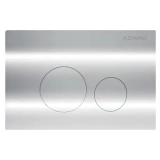 Кнопка смыва AZARIO NEW-TS механическая, двойной смыв, круглые кнопки, нержавеющая сталь 304, хром (AZ-SS-002-CH) &mdash; 