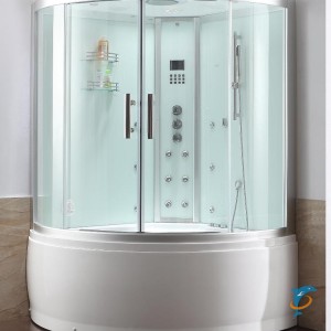 Пародушевой бокс EAGO SYDNEY угловой 135х135х222 см, белый  (DA325F8)