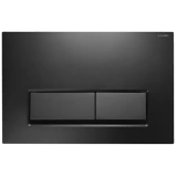 Кнопка смыва AZARIO NEW двойная, пластик, черный матовый (AZ-015.04) &mdash; 