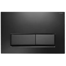 Кнопка смыва AZARIO NEW двойная, пластик, черный матовый (AZ-015.04) &mdash; 