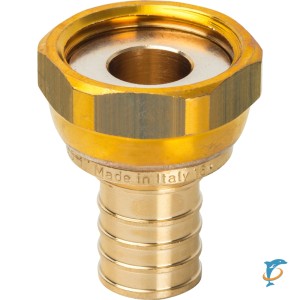 Stout Переходник с накидной гайкой 25xG 1" для труб из сшитого полиэтилена аксиальный  (SFA-0019-002510)