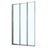 Шторка для ванны складная Azario PRESTON 110х150 цвет профиля хром (AZ-NFC6433 1100) &mdash; 