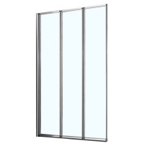 Шторка для ванны складная Azario PRESTON 110х150 цвет профиля хром (AZ-NFC6433 1100) — 