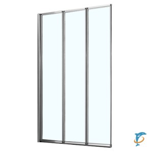 Шторка для ванны складная Azario PRESTON 110х150 цвет профиля хром (AZ-NFC6433 1100)  (AZ-NFC6433 1100)