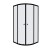 Душевая ширма Тритон Альфа-Блэк 90х90