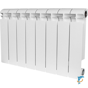 Радиатор алюминиевый секционный STOUT ALPHA 350 AL 500 мм 10 секций боковой  (SRA-2310-035010)