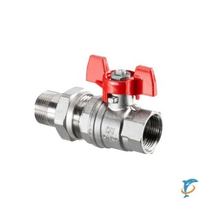 Шаровой кран Oventrop Optibal 11/4 ВН со сгоном  (1075810)