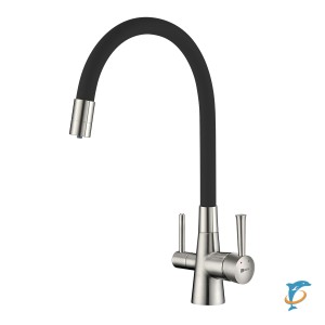 Смеситель Lemark Comfort LM3075BN-Black для кухни с подключением к фильтру с питьевой водой (LM3075BN-Black)