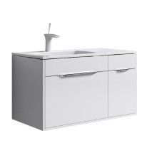 Тумба для комплекта Aqwella 5 Stars Malaga 90L подвесная белый — 