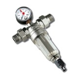 Промывной фильтр 1" Tiemme серии 3135N &mdash;     Рабочая температура до +95 C ( с прозрачными колбами – до 65 С);
    Рабочее давление 25 бар ( с прозрачными колбами – до 16 бар);
    Резьба ISO228;
    Корпус латунь CW617N;
    Сетка нержавеющая сталь AISI 304, диаметр ячеек: 100 мм;
