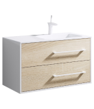 Тумба с раковиной Aqwella 5 Stars Miami 90R подвесная — 