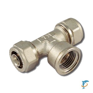 Тройник В Tiemme 20х3/4х20 серии 1609  (1600032(1609N200520))