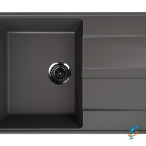 Мойка ULGRAN Quartz Prima 750 Асфальт  (Prima 750-09)