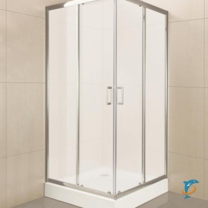 UNO-A-2-80-M-Cr Душевой уголок, матовое стекло, профиль хром 80x185  (UNO-A-2-80-M-Cr)