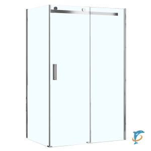 Душевое ограждение Loranto NEO 100x120x190 прозрачное закаленное стекло 8 мм, Easy clean, профиль серебро, без поддона (CS-22111-120*100) (CS-22111-120*100)