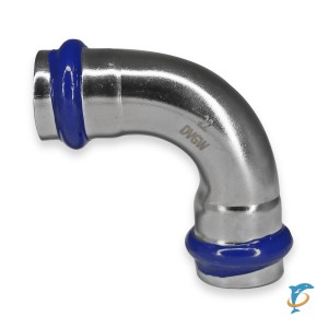 Уголок 90° для нержавеющей трубы Millennium 35х35 г/г (UPPN9035)