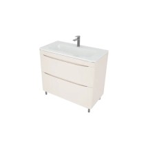 Тумба под раковину напольная Style Line Бергамо мини 90, люкс plus антискрейтч, карамель &mdash; 